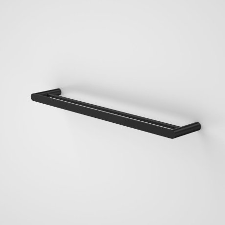 Caroma | Urbane II Double Towel Rail 625mm in Matte Black