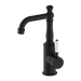 York Basin Mixer with Standard Spout (Matte Black) by Nero Tapware with white handle