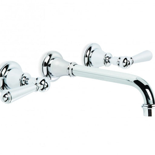 Neu England Wall Bath Set with 210mm Spout (Lever) (Chrome)