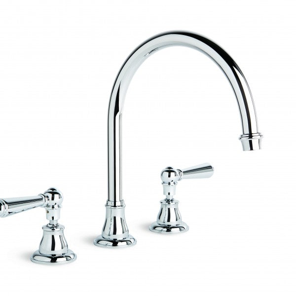 Neu England Spa Set with Swivel Spout (Lever) (Chrome)