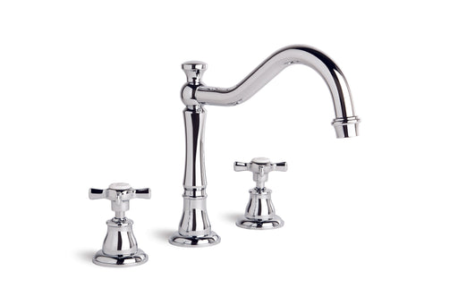 Neu England Kitchen Set with Traditional Swivel Spout (Chrome)