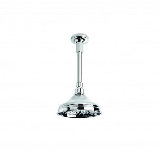 England 150mm Shower Rose with 150mm Ceiling Dropper (Chrome)