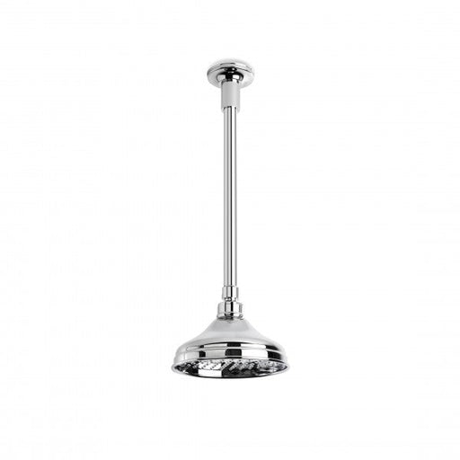 England 150mm Shower Rose with 300mm Ceiling Dropper (Chrome)