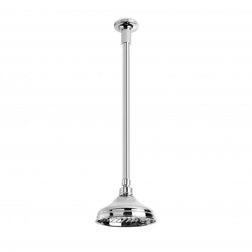 England 150mm Shower Rose with 450mm Ceiling Dropper (Chrome)