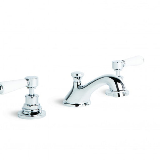Winslow Basin Set with Fixed Cast Spout (Lever) (Chrome)