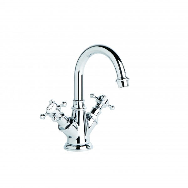 Winslow Basin Mixer with Swivel Spout (Cross Handles) (Chrome)