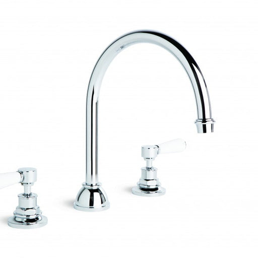 Winslow Kitchen Set with Swivel Spout (Lever) (Chrome)