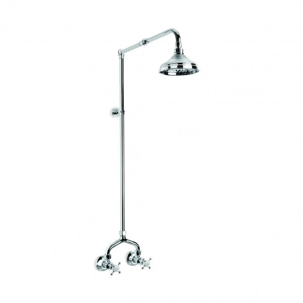Winslow Exposed Shower Set with 150mm Rose (Cross Handles) (Chrome)
