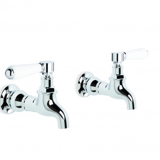 Winslow Bib Taps (Lever) (Chrome)
