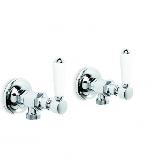 Winslow Washing Machine Taps, Pair (Lever) (Chrome)