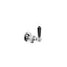 Winslow Cistern Tap (Lever) (Black Porcelain Lever)