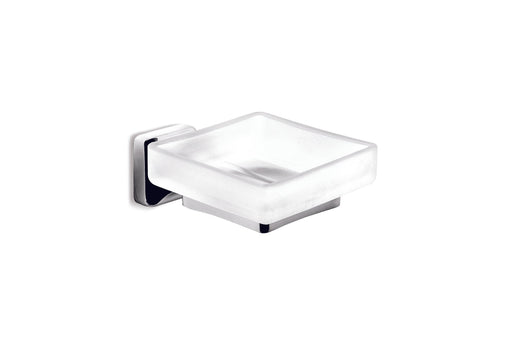 Michelangelo Glass Soap Dish (Chrome)