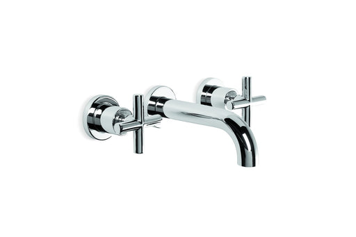 City Plus Wall Set With 150mm Spout (Chrome)