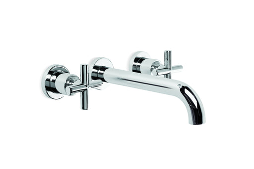 City Plus Wall Set With 200mm Spout (Chrome)