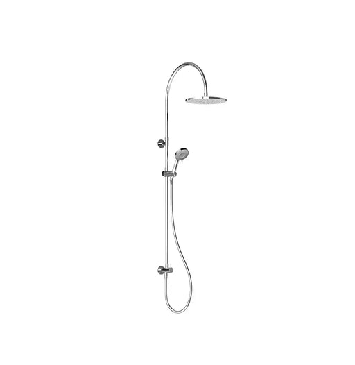 City Plus High Arch Shower Set Universal Top or Bottom Inlet with Multifunction Handshower (Chrome)