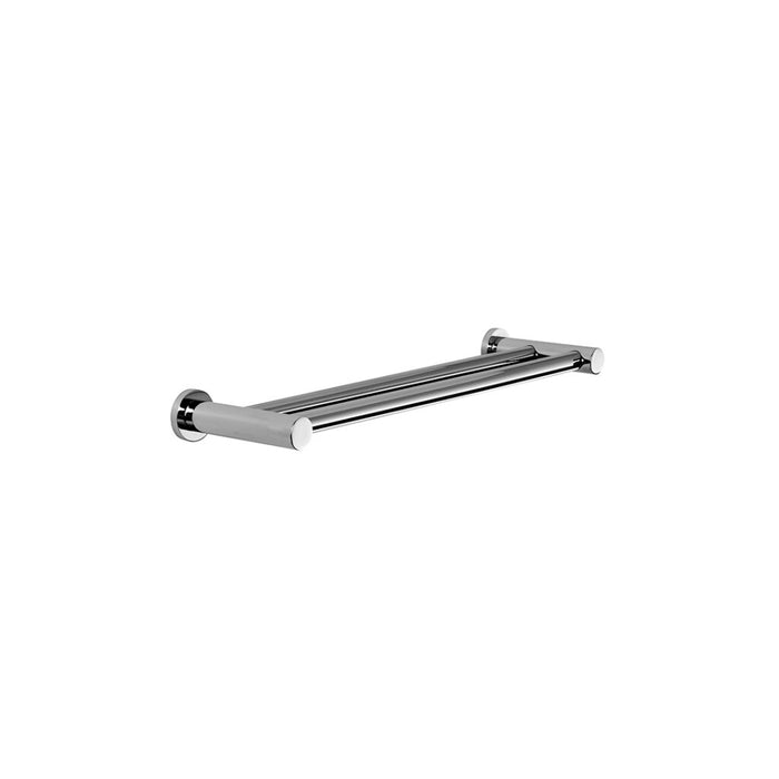 City Plus Double Towel Rail 600mm (Chrome)