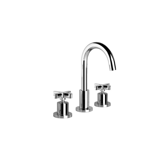 City Que Basin Set with Swivel Spout (Chrome)