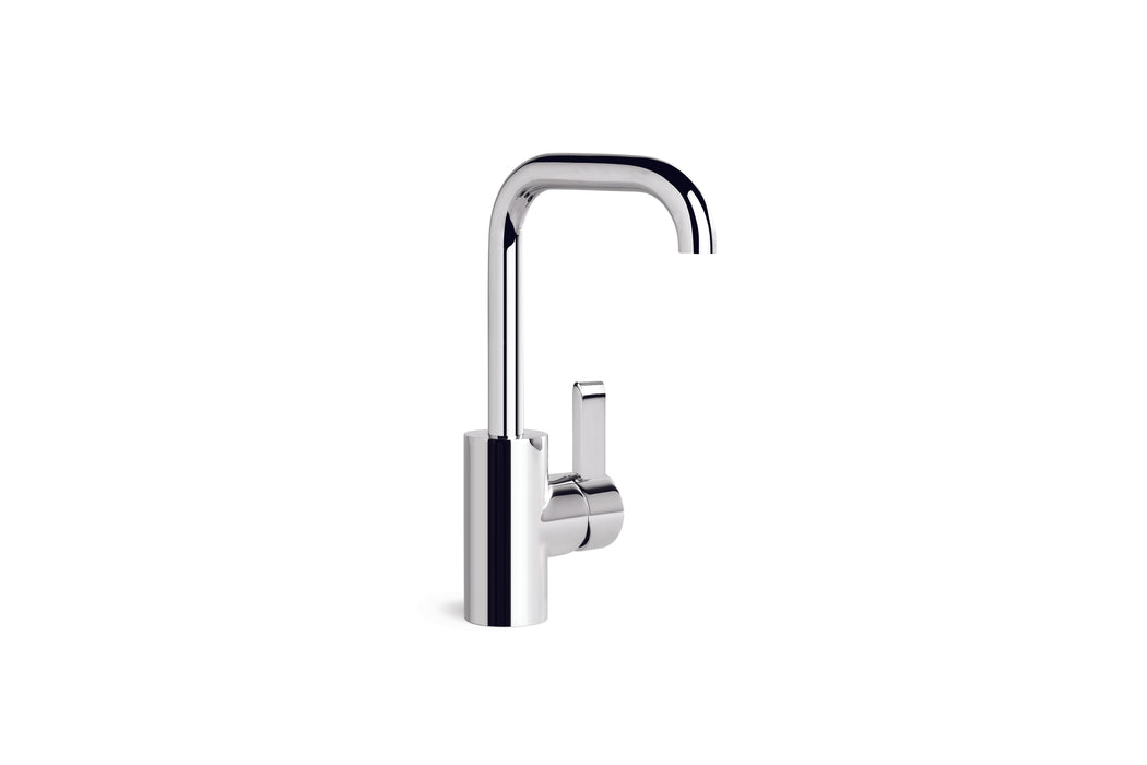 City Que Basin Mixer with Square Swivel Spout (Chrome)