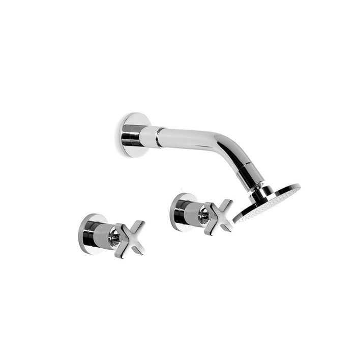 City Que Shower Set with Bliss Rose (Chrome)