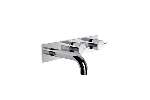 City Stik Wall Bath Set with 150mm Spout and Backplate (Chrome)