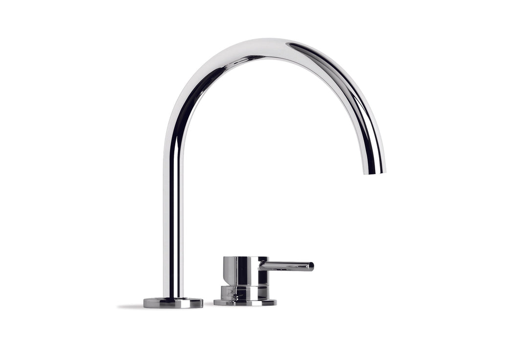City Stik Bath Set with Hob Mounted Mixer (Chrome)