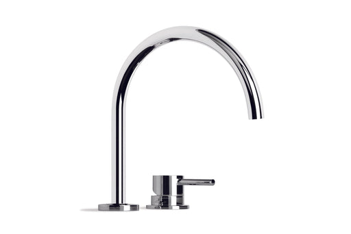 City Stik Bath Set with Hob Mounted Mixer (Chrome)