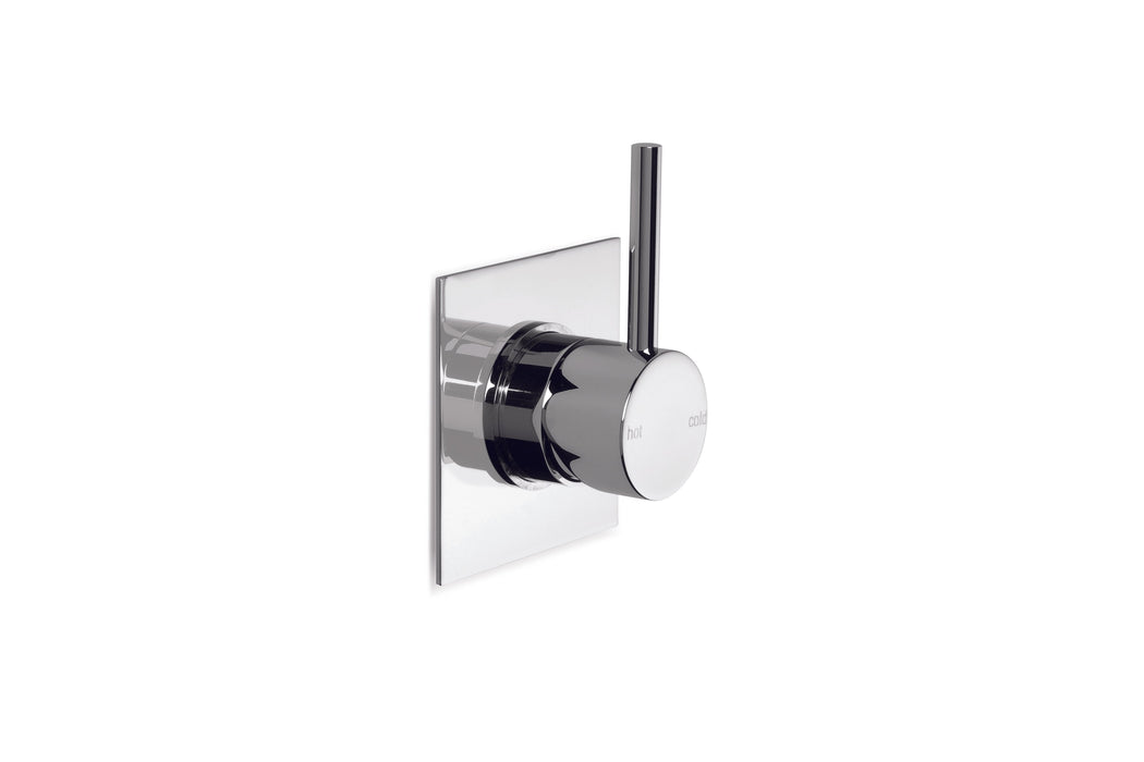 City Stik Shower/Bath Mixer with Square Plate (Chrome)