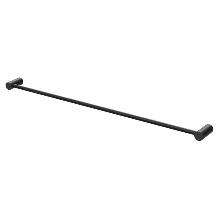 Vivid Slimline Single Towel Rail 800mm (Matte Black)