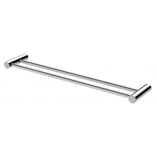 Vivid Slimline Double Towel Rail 600mm (Chrome)