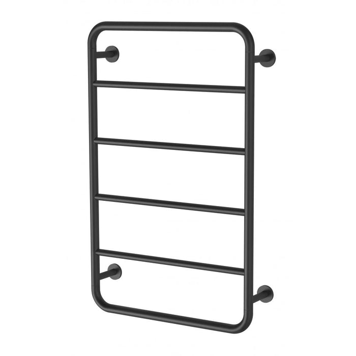 Vivid Slimline Non-heated Towel Ladder 800 x 500 (Matte Black)
