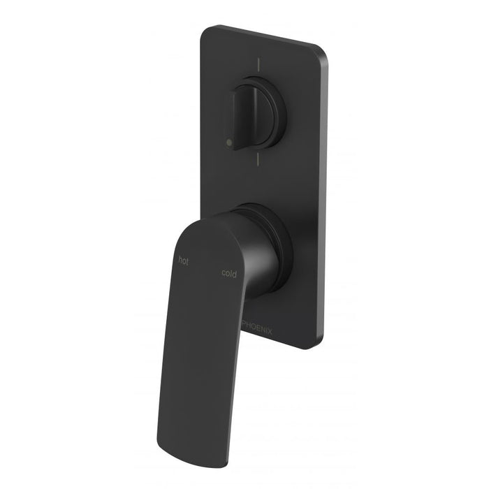 Mekko Shower/Bath Mixer with Diverter (Matte Black)