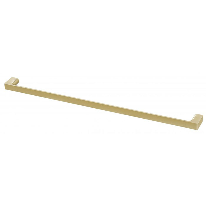 Gloss Single Towel Rail 800mm (Brushed Gold)