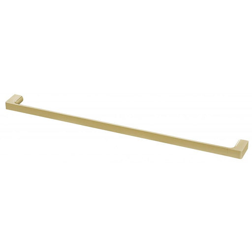 Gloss Single Towel Rail 800mm (Brushed Gold)