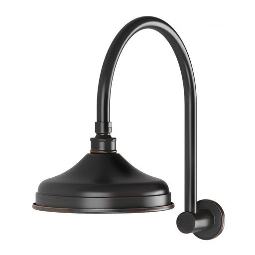 Nostalgia Vintage Shower Arm & Rose (Antique Black)