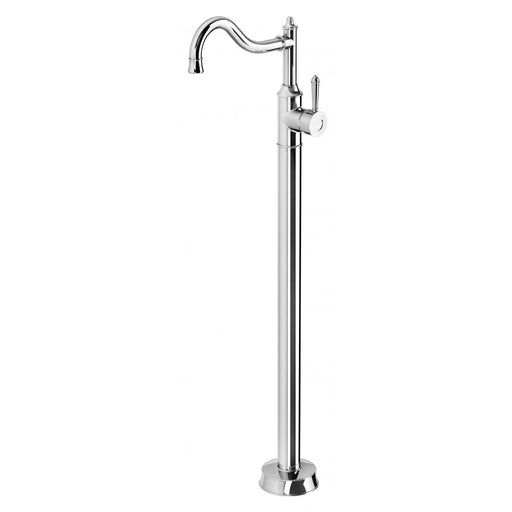 Nostalgia Floor Mounted Bath Mixer (Chrome)