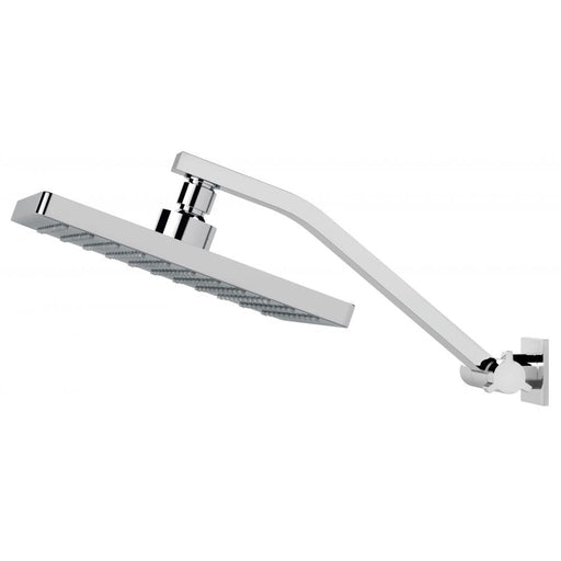 Lexi Universal Shower Arm & 200mm Square Rose (Chrome)