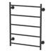 Radii Heated Towel Ladder 550 x 740mm (Round) (Matte Black)