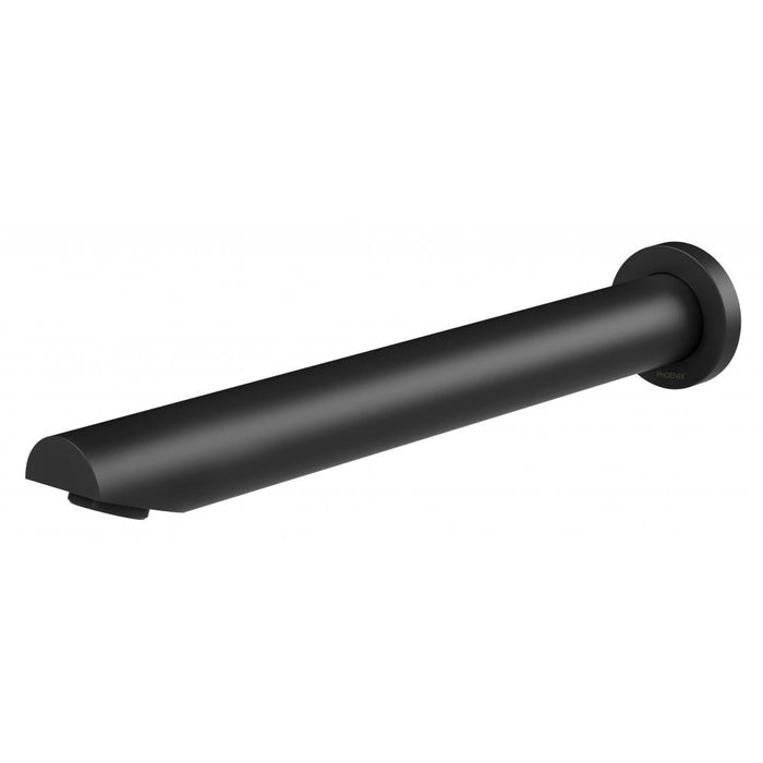 Vivid Wall Bath Outlet Angled 32 x 300mm (Matte Black)