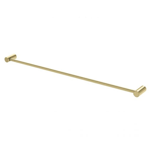 Vivid Slimline Single Towel Rail 800mm (Brushed Gold)