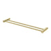 Vivid Slimline Double Towel Rail 600mm (Brushed Gold)