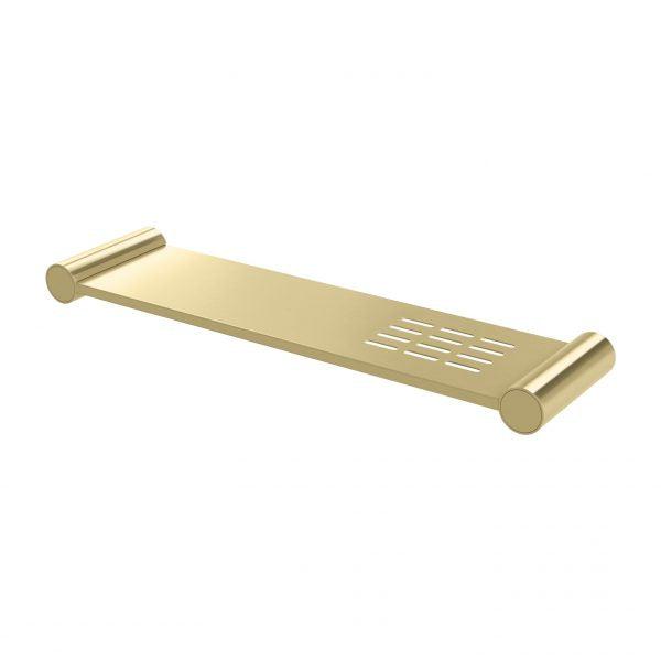 Vivid Slimline Metal Shelf (Brushed Gold)