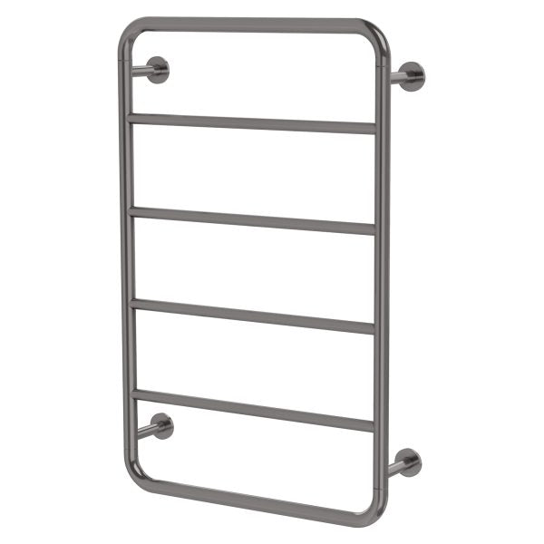 Vivid Slimline Towel Ladder 800 x 500 (Brushed Carbon)