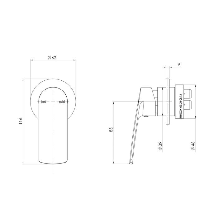 Specification Line Drawing