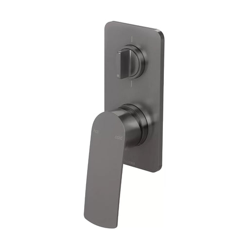 Mekko Shower/Bath Mixer with Diverter (Brushed Carbon)