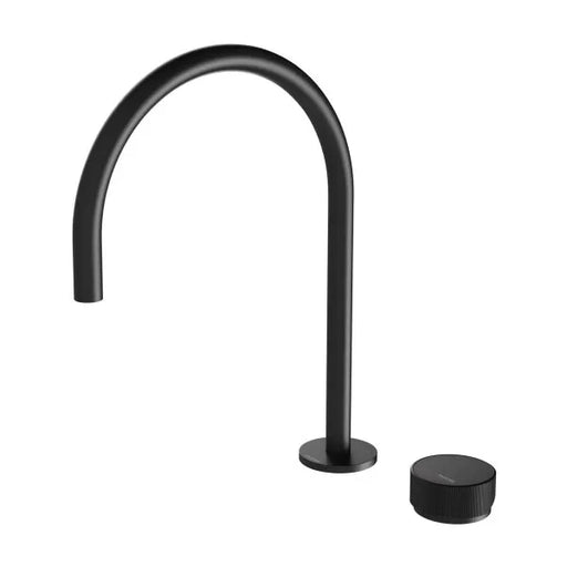 Phoenix Tapware | Axia Hob Sink Mixer Set 220mm Gooseneck in Matte Black