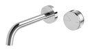 Axia Basin/Bath Curved Wall Mixer Set 180mm (Chrome)