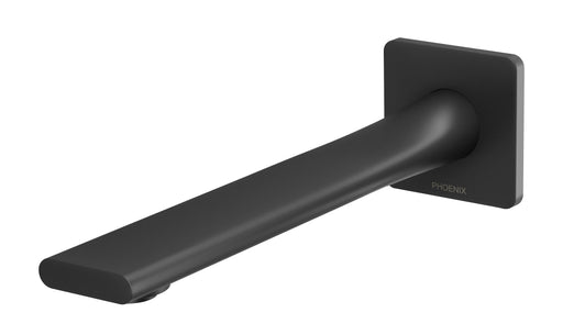 Teel Wall Bath Outlet 200mm (Matte Black)