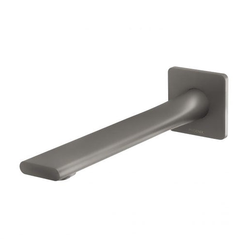 Teel Wall Basin Outlet 200mm (Brushed Carbon)