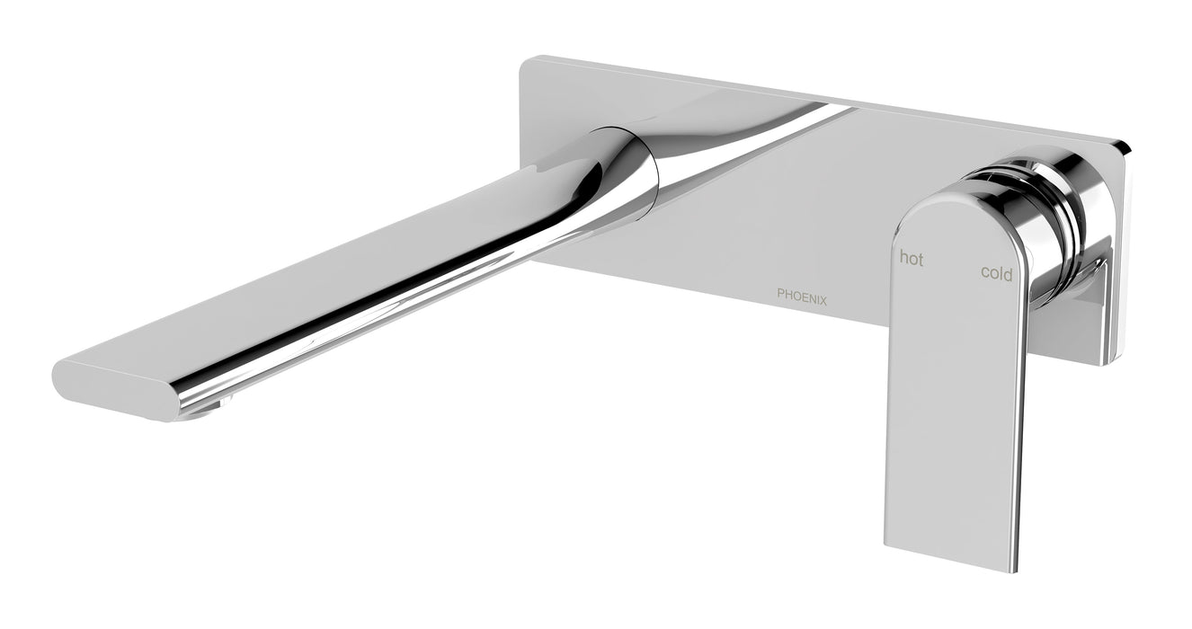 Teel Wall Basin/Bath Mixer Set 200mm (Chrome)