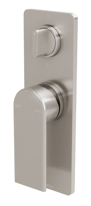 Teel Shower/Bath Diverter Mixer (Brushed Nickel)